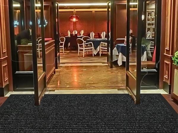 Gummimåtte til sko 60 × 90 cm - Skridsikker dørmåtte