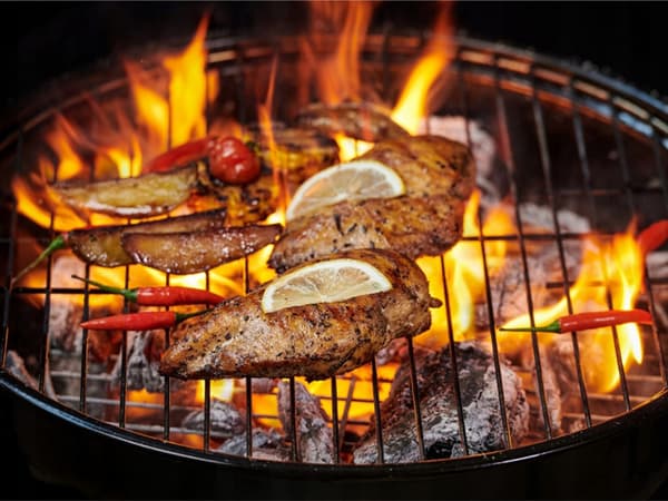 Grill / Kullgrill - 55x35x32 cm