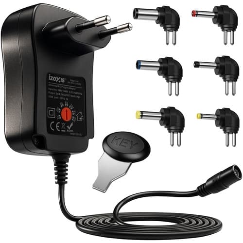 6-in-1 yleisvirtalähde - 3-12V 30W