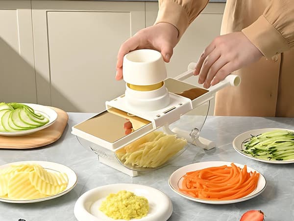 Grönsaksrivare 6-blad - Multifunktionell handskärare