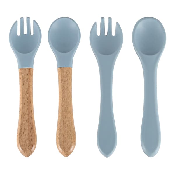Barnservis Silikon - 7-delar - Mint