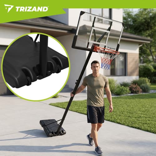 Basketballkurv med stativ - 305 cm