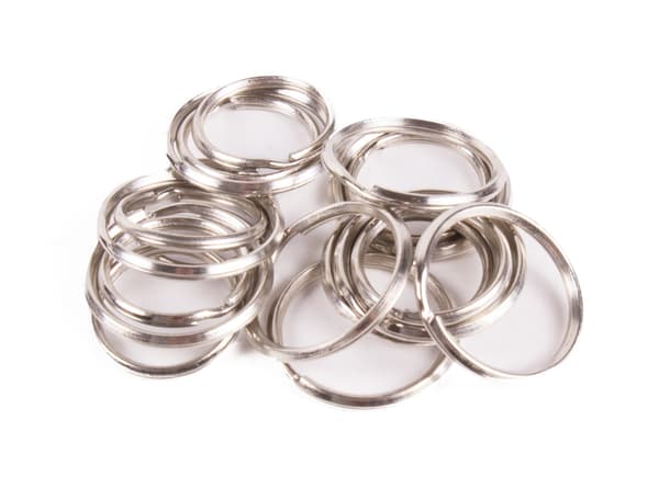 Nyckelringar 20 st metall