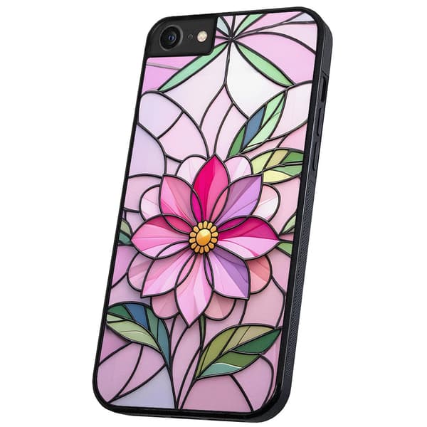 iPhone 6/7/8 Plus - Deksel/Mobildeksel Glass Flower