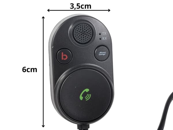 Bluetooth FM-adapter - USB- og AUX-tilslutning BT5.3