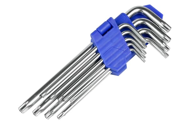 Torx-nøkkelsett 9-deler proff