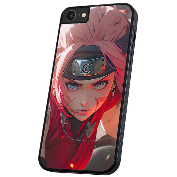 iPhone 6/7/8/SE - Deksel/Mobildeksel Sakura Naruto