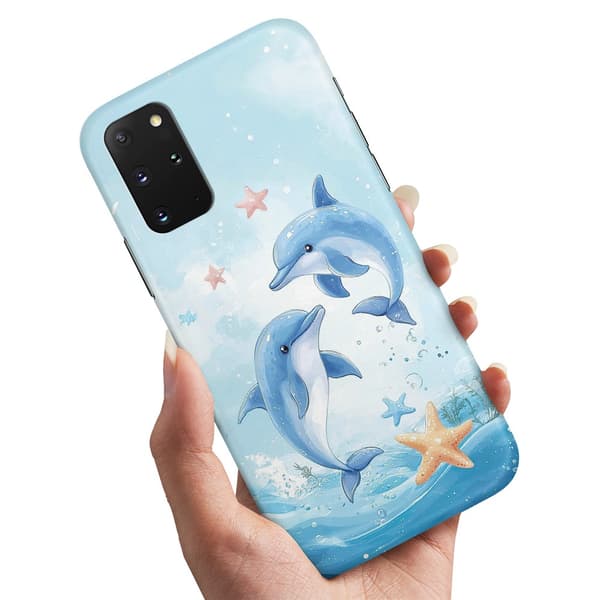 Deksel / Mobildeksel til Samsung Galaxy A41 - Dolphins
