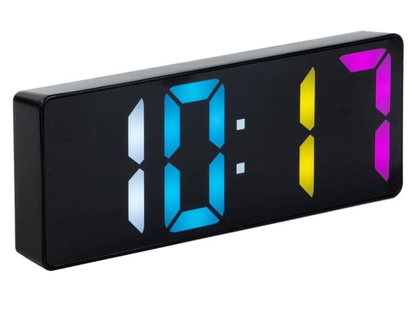 Digital väckarklocka - Termometer, datum och snooze-funktion