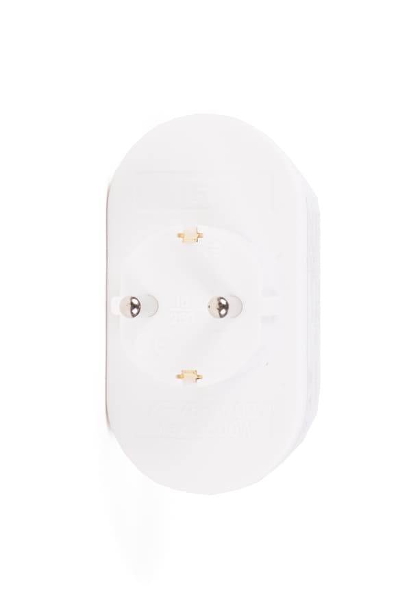 Adapter dobbel jordet vertikal