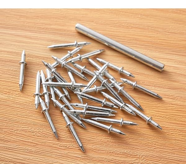 Dobbelt-hoved søm med Adapter - 500-pack