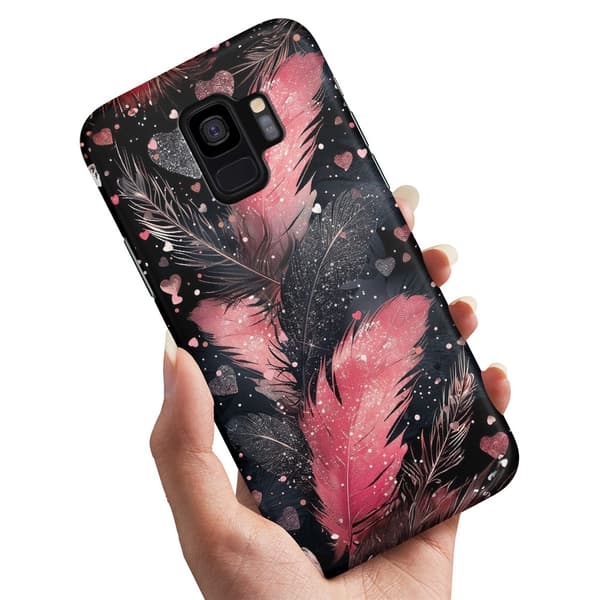 Deksel / Mobildeksel til Samsung Galaxy S9 - Feathers