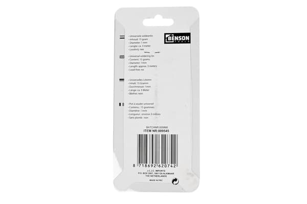 Loddetin 15 g Ø1 mm