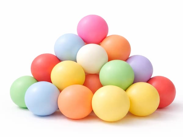 Pingisbollar färg 150 st