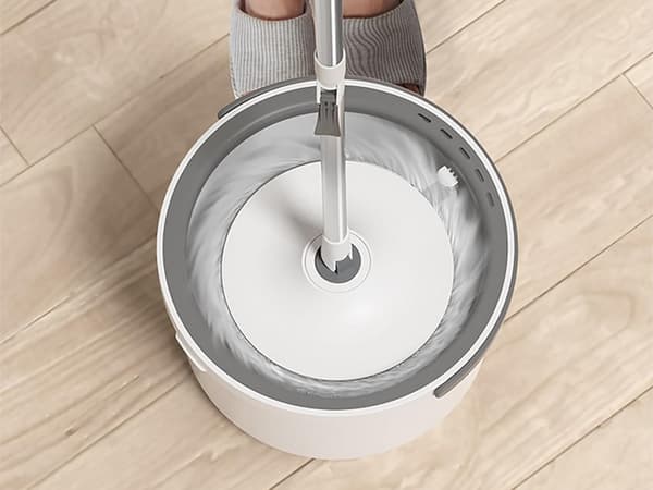 Moppesæt 360° spand 2 mikrofiber