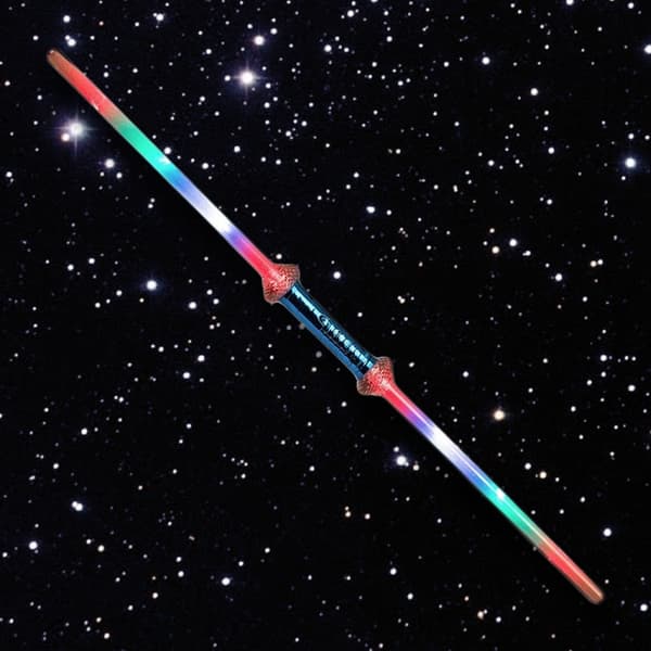 2-Pack - Dubbelt Lasersvärd / Svärd med Laser - 75cm