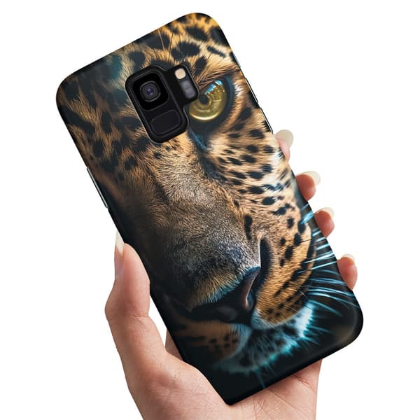 Deksel / Mobildeksel til Samsung Galaxy S9 Plus - Leopard