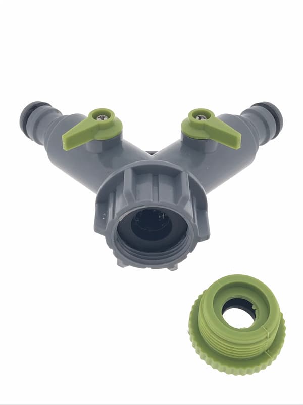 Vandkobling dobbelt 1/2\"-3/4\"