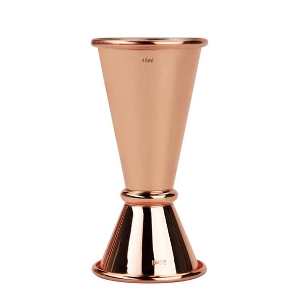 Nordicbar Jigger V-Form 20/40 ml Kobber