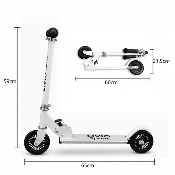 Sparkcykel - Kickbike för Barn - Grey