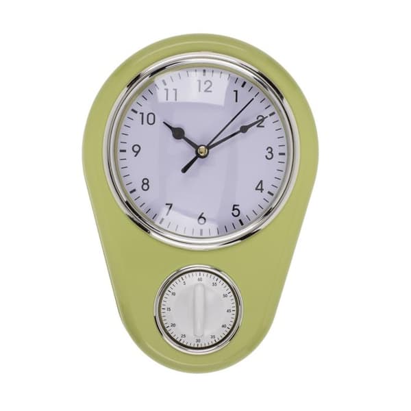 Veggur & Timer - Klokke med timerfunksjon - White