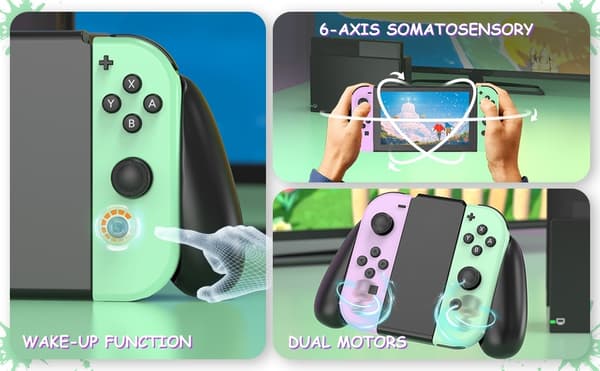 Trådløs kontroller kompatibel med Nintendo Switch