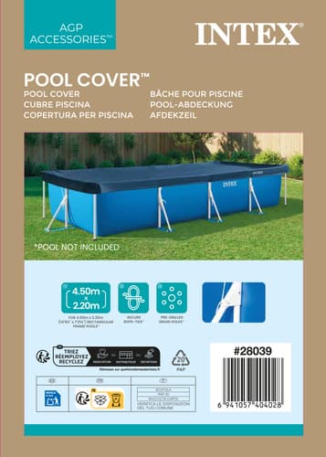 Poolöverdrag / Poolskydd - Skydd till pool (460x226 cm)