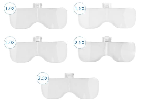 Kellosepän suurennuslasi korjaus 2 led 6x