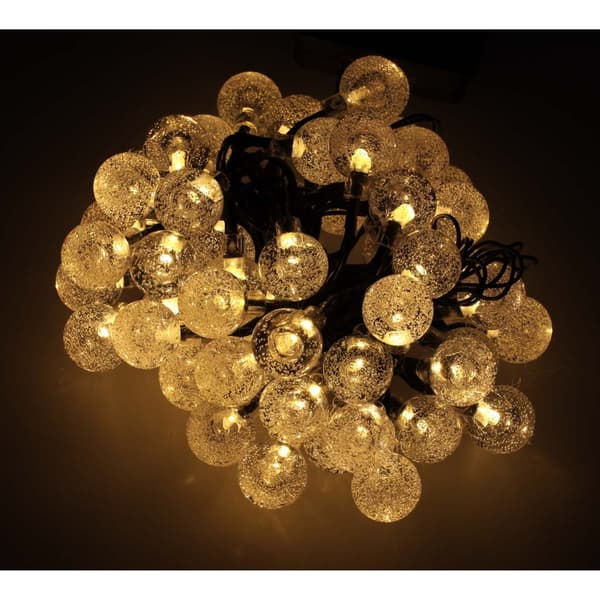 LED-girlander Kuler - Solcelle - 7m - Varmhvit