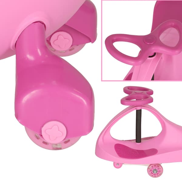 Svängbil för Barn - Sparkbil - Pink
