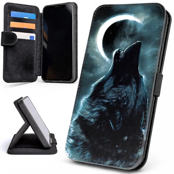 Lommebok Deksel / Mobildeksel til iPhone 13 - Wolf