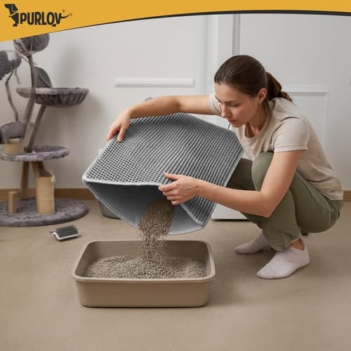 Kattetoalettmatte - Matte under kattetoaletten