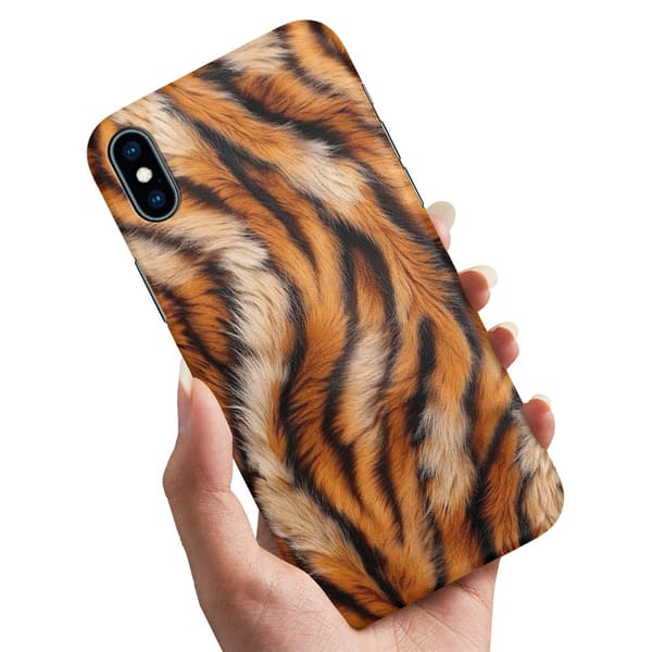 Deksel / Mobildeksel til iPhone XS Max - Tiger