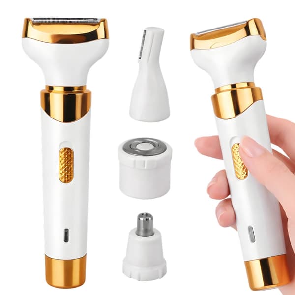 Epilator 4 i 1 kropp ben ansikte trimmer USB