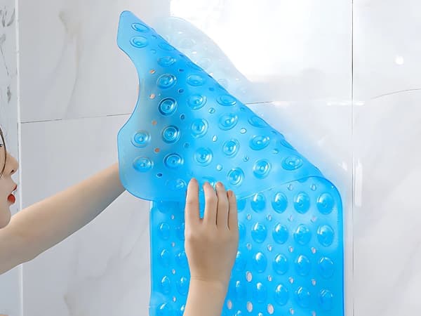 Halkmatta badrum - 100×40 cm gummimatta