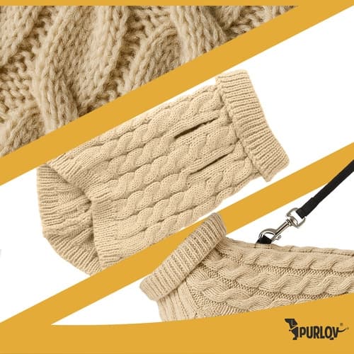 Hundegenser - Genser til hund - S (Beige)