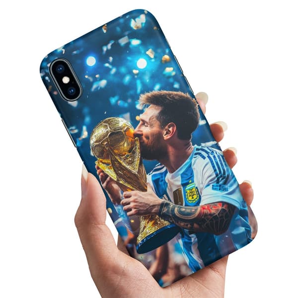 Deksel / Mobildeksel til iPhone X / XS - Messi