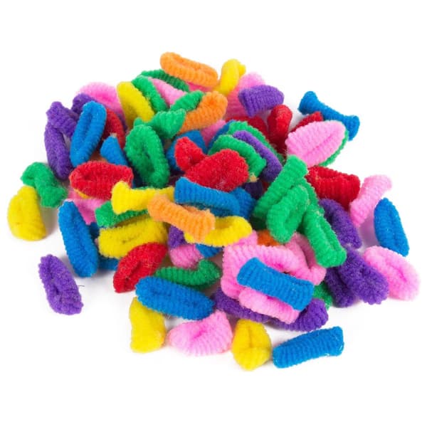 Hårsnoddar - Mjuka - Olika färger Snoddar - 100-pack