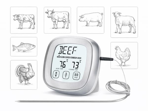 Kødtermometer digitalt med sonde