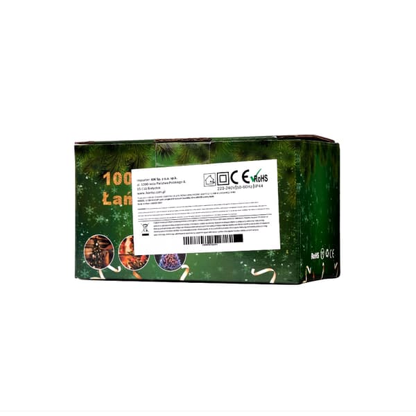 Juletrebelysning LED - 10m - Kaldhvit