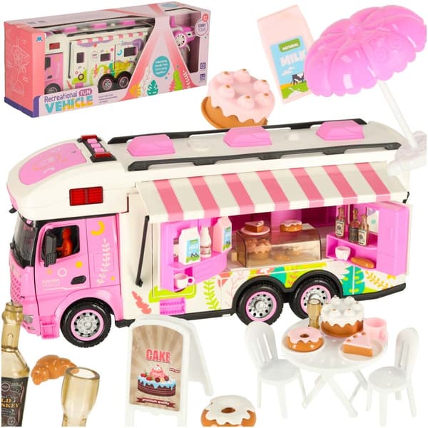 RC autocamper 2.4GHz pink