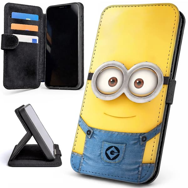 Lommebok Deksel / Mobildeksel til iPhone 17 Pro Max - Minions