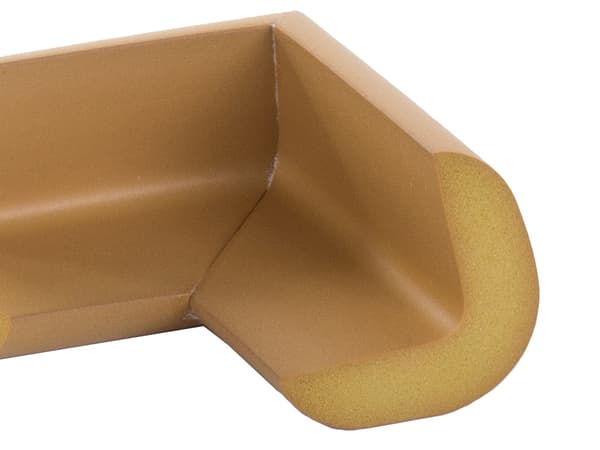 Møbelhjørneoverflade til møbelkanter bronzemærkater x4