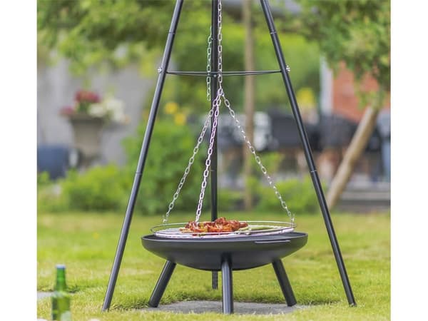 Hängande Grill och Eldstad för Öppen Eld - 58 cm