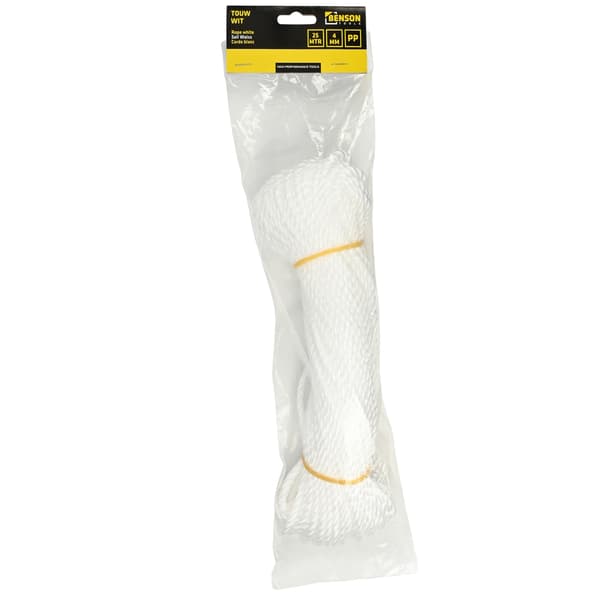 Reb 4 mm x 25 m hvid
