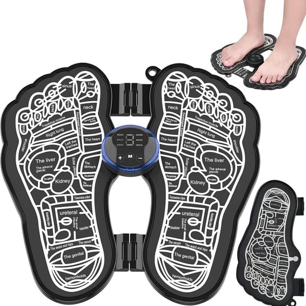 Fodmassage måtte EMS - Elektrisk cirkulationsstimulator