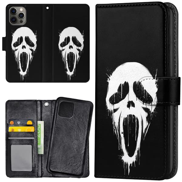 iPhone 14 Pro - Lompakkokotelo/Kuoret Scream Ghostface