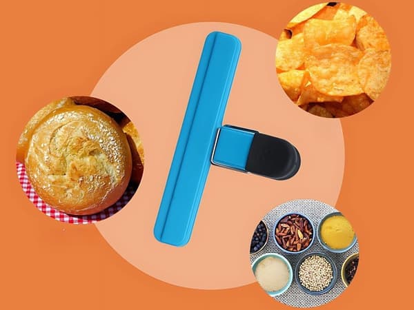 Poseklemmer 6-pak - Farvede clips til madposer