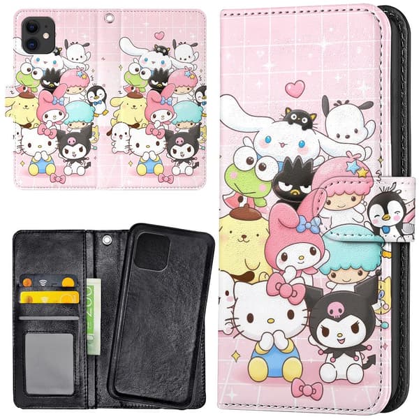 iPhone 12/12 Pro - Lommebok Deksel Sanrio Kitty
