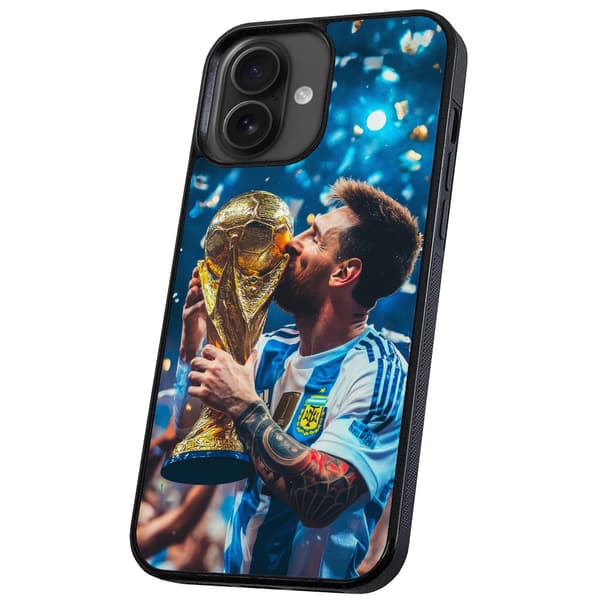 iPhone 16 Plus - Deksel/Mobildeksel Messi